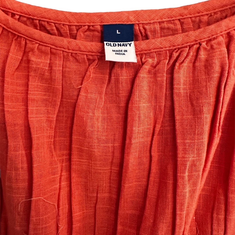 Coral Eyelet Top NWT - Picture 4 of 8